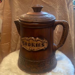 🤎✨Vintage Classic Mid Century Treasure Craft USA Coffee Pot Cookie Jar